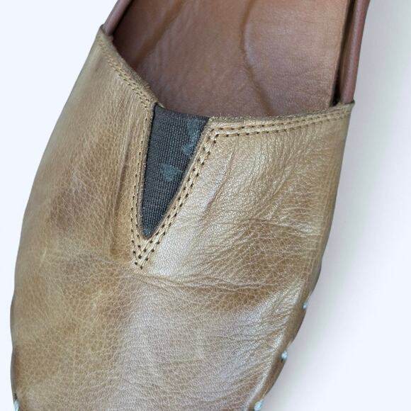 Spring Step Kathaleta Brown Slip On Leather Comfort Flats Arch Support size 41 - Picture 4 of 10